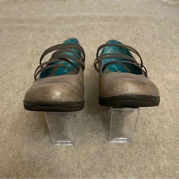 Merrell Cycling Evera Cross Gray Leather Slip on Performance Heels Women’s 7.5 - Picture 3 of 12